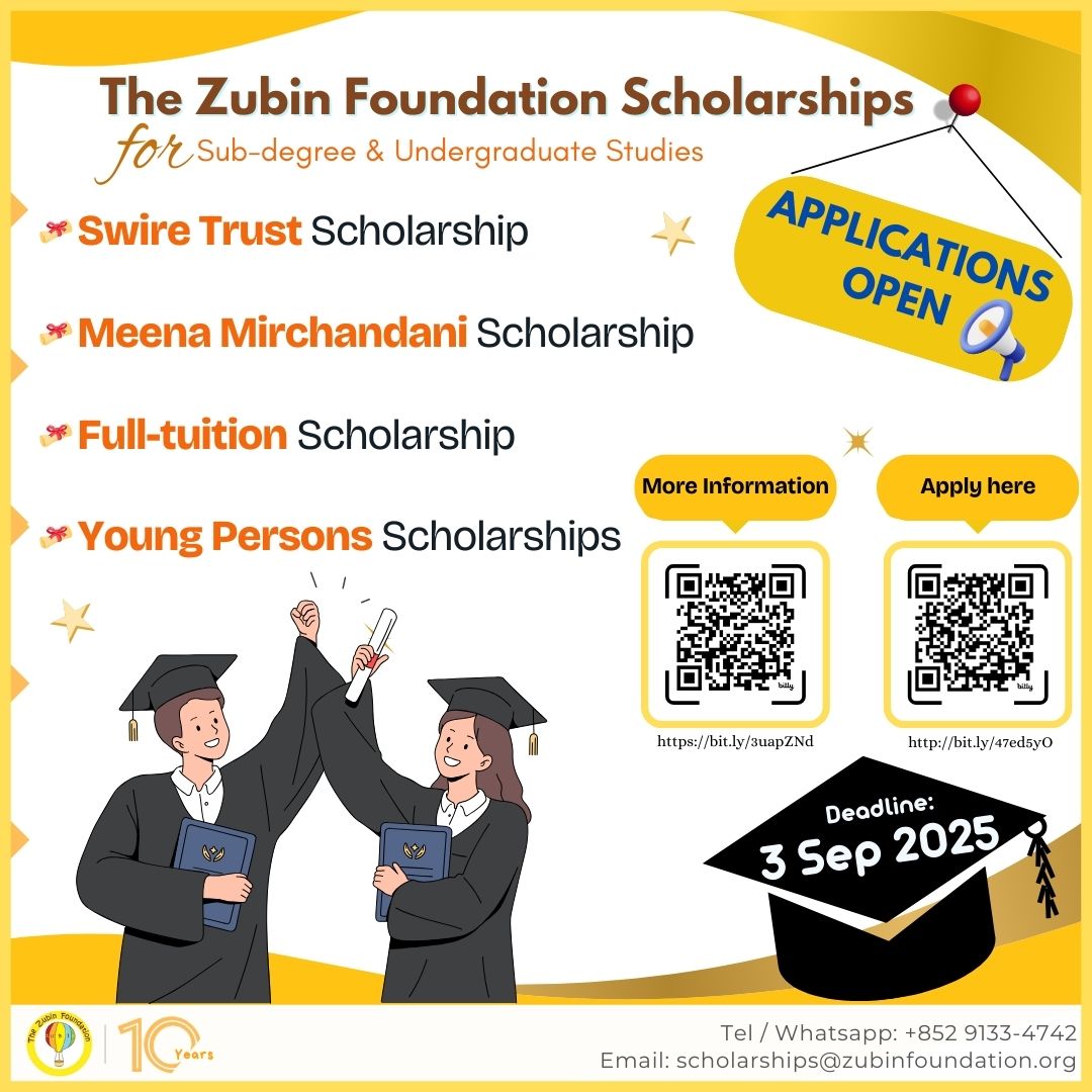 Read more about the article The Zubin Foundation – Young Persons Scholarships​ 2025/26