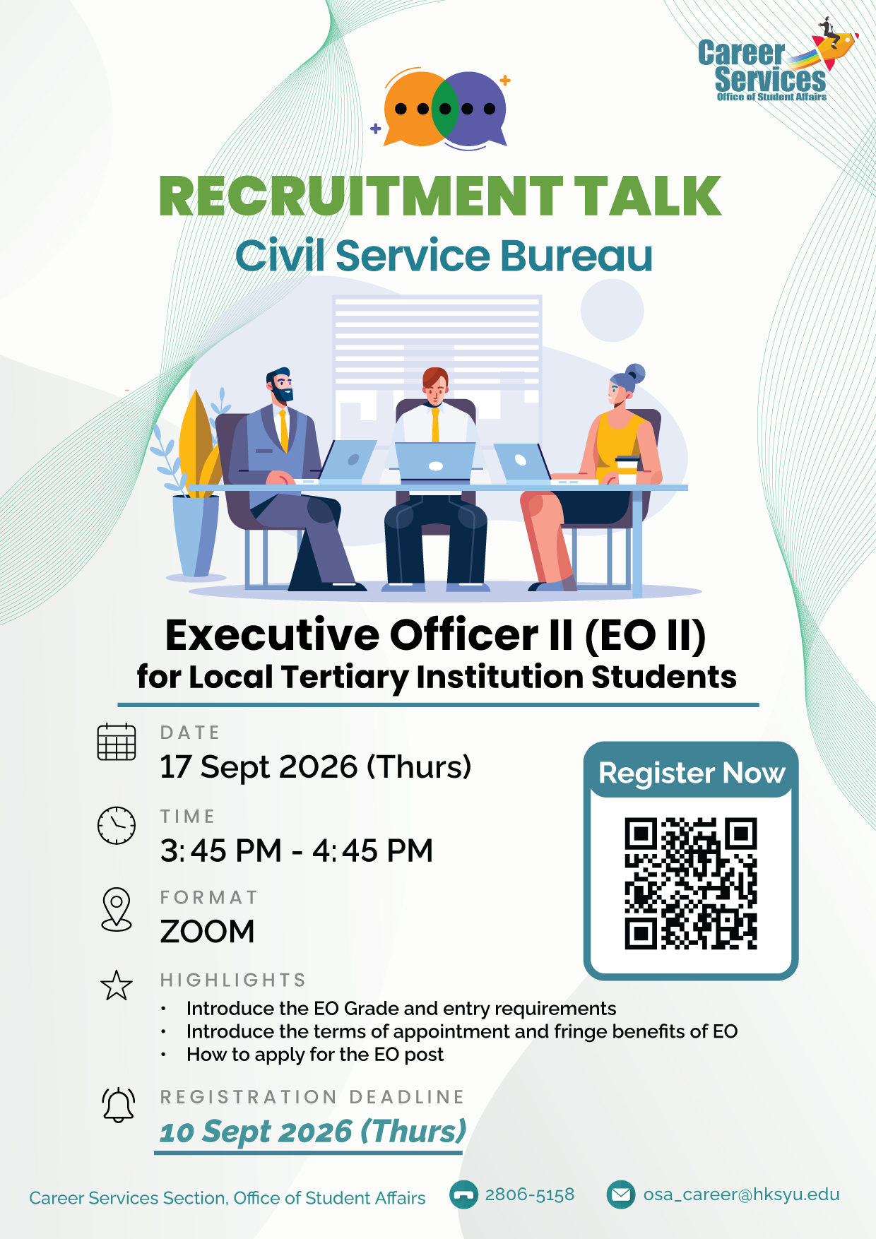 Read more about the article Executive Officer II (EO II) Recruitment Talk 2026
