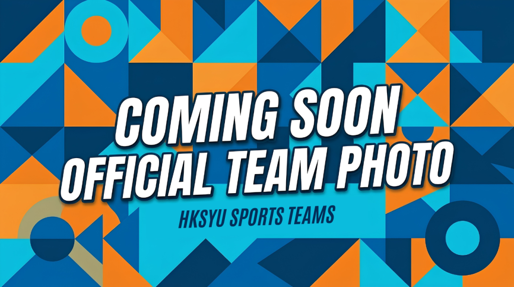 Banner of “Coming soon” text for HKSYU Sports Teams.